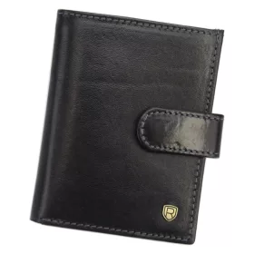   Rovicky TW-04-RVT RFID fekete férfi bőr irattartó 7.5 x 10 x 2 cm
