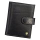 Rovicky TW-04-RVT RFID fekete férfi bőr irattartó 7.5 x 10 x 2 cm