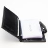 Rovicky TW-04-RVT RFID fekete férfi bőr irattartó 7.5 x 10 x 2 cm