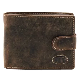   Giorgio Carelli sötétbarna, bőr, átfogópántos férfi pénztárca