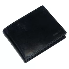 Giorgio Carelli sötétkék férfi bőr pénztárca, RFID
