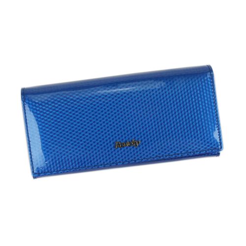 Rovicky 8801-SBR RFID kék női bőr pénztárca 18.5 x 9 x 3 cm