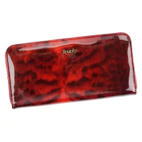   Rovicky 8807-PTR RFID piros női bőr pénztárca 20 x 10 x 3 cm