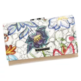   Cavaldi PN23 FL MULTI női bőr-rostbőr pénztárca 14,5 x 8,5 cm