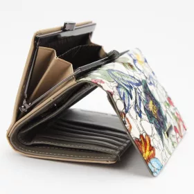   Cavaldi PN23 FL MULTI női bőr-rostbőr pénztárca 14,5 x 8,5 cm