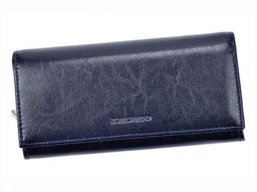 Z.Ricardo 083 navy női marhabőr pénztárca 18.7 x 9.5 x 3.5 cm