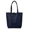 Patrizia 419-013 navy női bőr kézitáska, shopper 38 x 37 x 13 cm