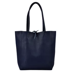   Patrizia 419-013 navy női bőr kézitáska, shopper 38 x 37 x 13 cm