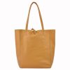 Patrizia 419-013 navy női bőr kézitáska, shopper 38 x 37 x 13 cm