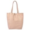 Patrizia 419-013 navy női bőr kézitáska, shopper 38 x 37 x 13 cm