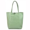 Patrizia 419-013 navy női bőr kézitáska, shopper 38 x 37 x 13 cm