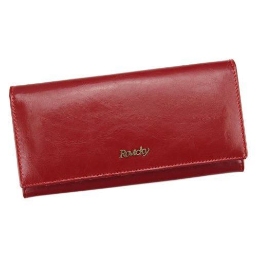 Rovicky 8805-BPR RFID piros női bőr pénztárca 19 x 9 x 3.5 cm