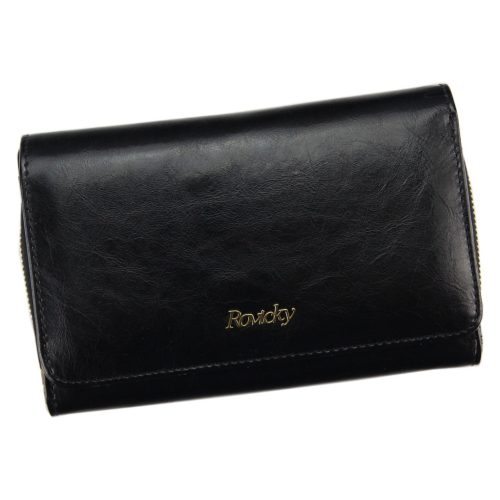 Rovicky 8806-BPR RFID fekete női bőr pénztárca 16 x 10.5 x 4 cm