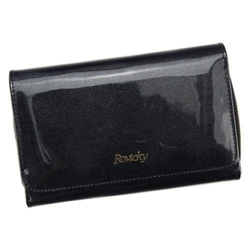 Rovicky 8806-MIR RFID fekete női bőr pénztárca 16 x 10.5 x 4 cm