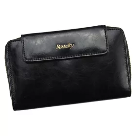   Rovicky 8808-BPR RFID fekete női bőr pénztárca 17 x 10 x 3.5 cm