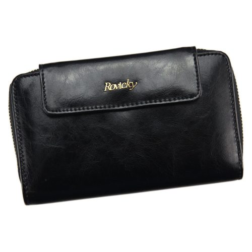 Rovicky 8808-BPR RFID fekete női bőr pénztárca 17 x 10 x 3.5 cm