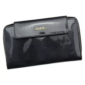   Rovicky 8808-MIR RFID fekete női bőr pénztárca 17 x 10 x 3.5 cm