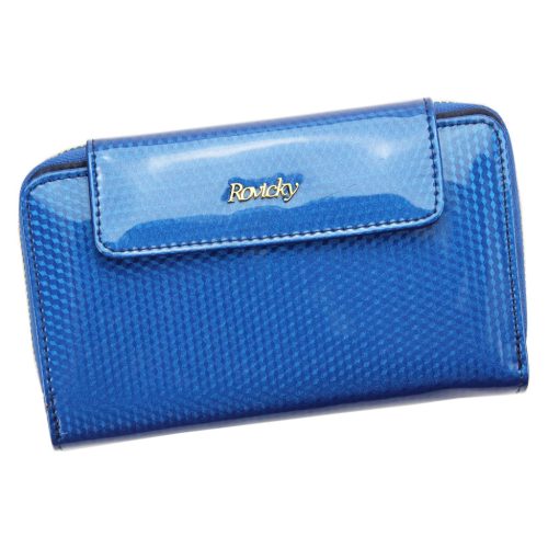 Rovicky 8808-SBR RFID kék női bőr pénztárca 17 x 10 x 3.5 cm