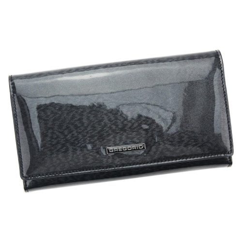 Gregorio PT-121 fekete női bőr pénztárca 20 x 10 x 4 cm