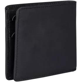 Burkely PATCHI fekete bőr kártyatartó RFID , 11 × 9,5 cm