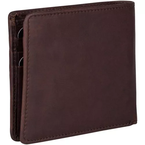 Burkely PATCHI barna bőr kártyatartó RFID , 11 × 9,5 cm