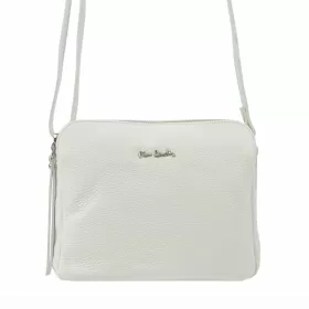   Pierre Cardin FRZ 1655 fehér női bőr válltáska, oldaltáska 24 x 18.5 x 10 cm