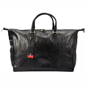   Pierre Cardin 4220 GNC fekete bőr utazótáska 57 x 37 x 25 cm