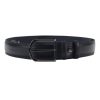 Pierre Cardin PSN 6205 kék férfi marhabőr öv 3.5 cm
