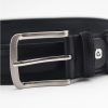Pierre Cardin PSN 6209 fekete férfi marhabőr öv 4 cm