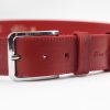 Pierre Cardin PSN 6210 fekete férfi marhabőr öv 4 cm