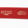 Pierre Cardin PSN 6210 fekete férfi marhabőr öv 4 cm