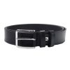 Pierre Cardin PSN 6210 kék férfi marhabőr öv 4 cm