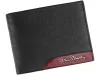 Pierre Cardin TILAK34 8805 fekete-piros férfi bőr pénztárca 12.5 x 9.5 x 2 cm
