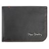 Pierre Cardin TILAK35 8804 fekete-piros férfi bőr pénztárca 11 x 9 x 2 cm