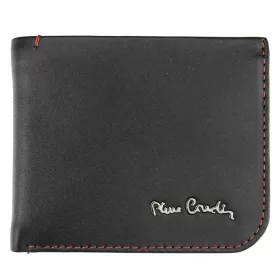   Pierre Cardin TILAK35 8824 fekete-piros férfi bőr pénztárca 11 x 9 x 2 cm