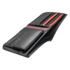 Pierre Cardin TILAK35 8824 fekete-piros férfi bőr pénztárca 11 x 9 x 2 cm