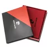 Pierre Cardin TILAK38 8805 RFID fekete-piros férfi bőr pénztárca 12.5 x 9.5 x 2 cm