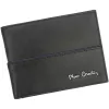 Pierre Cardin TILAK38 8805 RFID fekete-piros férfi bőr pénztárca 12.5 x 9.5 x 2 cm