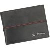 Pierre Cardin TILAK38 8806 RFID fekete-piros férfi bőr pénztárca 12.5 x 9.5 x 2 cm