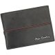 Pierre Cardin TILAK38 8806 RFID fekete-piros férfi bőr pénztárca 12.5 x 9.5 x 2 cm