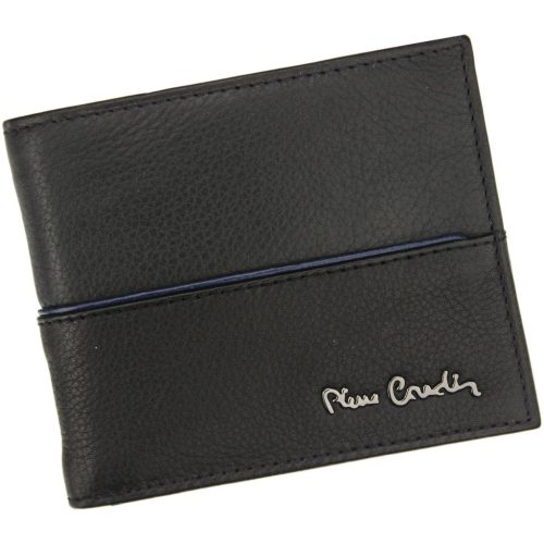 Pierre Cardin TILAK38 8824 RFID fekete férfi bőr pénztárca 11 x 9 x 2 cm
