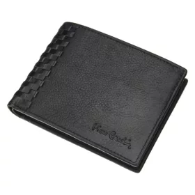  Pierre Cardin TILAK40 8805 RFID fekete férfi bőr pénztárca 12,5 x 9,5 cm