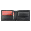 Pierre Cardin TILAK40 8805 RFID fekete férfi bőr pénztárca 12,5 x 9,5 cm