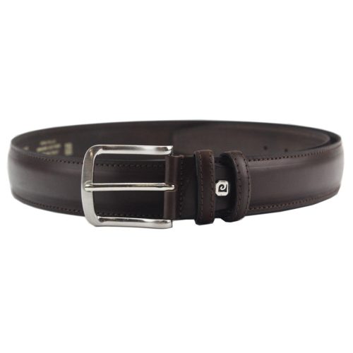 Pierre Cardin PSN 6209 barna férfi marhabőr öv 4 cm