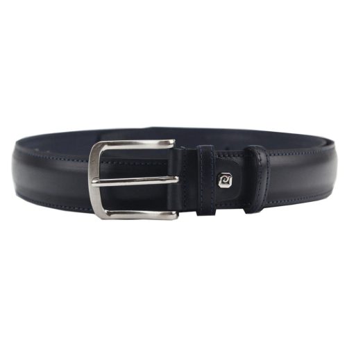 Pierre Cardin PSN 6209 kék férfi marhabőr öv 4 cm