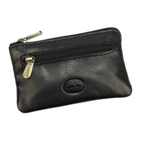 EL FORREST 6030-61 fekete bőr kulcstartó 12 x 7.5 x 1 cm