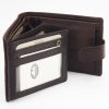 EL FORREST 892-22 RFID barna férfi bőr pénztárca 12 x 9.5 x 2.5 cm