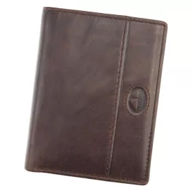   EL FORREST 859-22 RFID barna férfi bőr pénztárca 10 x 13 x 2.5 cm