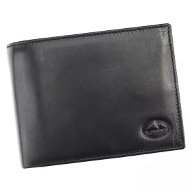   EL FORREST 892/A-67 RFID fekete férfi bőr pénztárca 12 x 9.5 x 2.5 cm