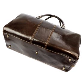   Gregorio 130/0788 sötétbarna bőr utazótáska 55 x 28 x 26 cm